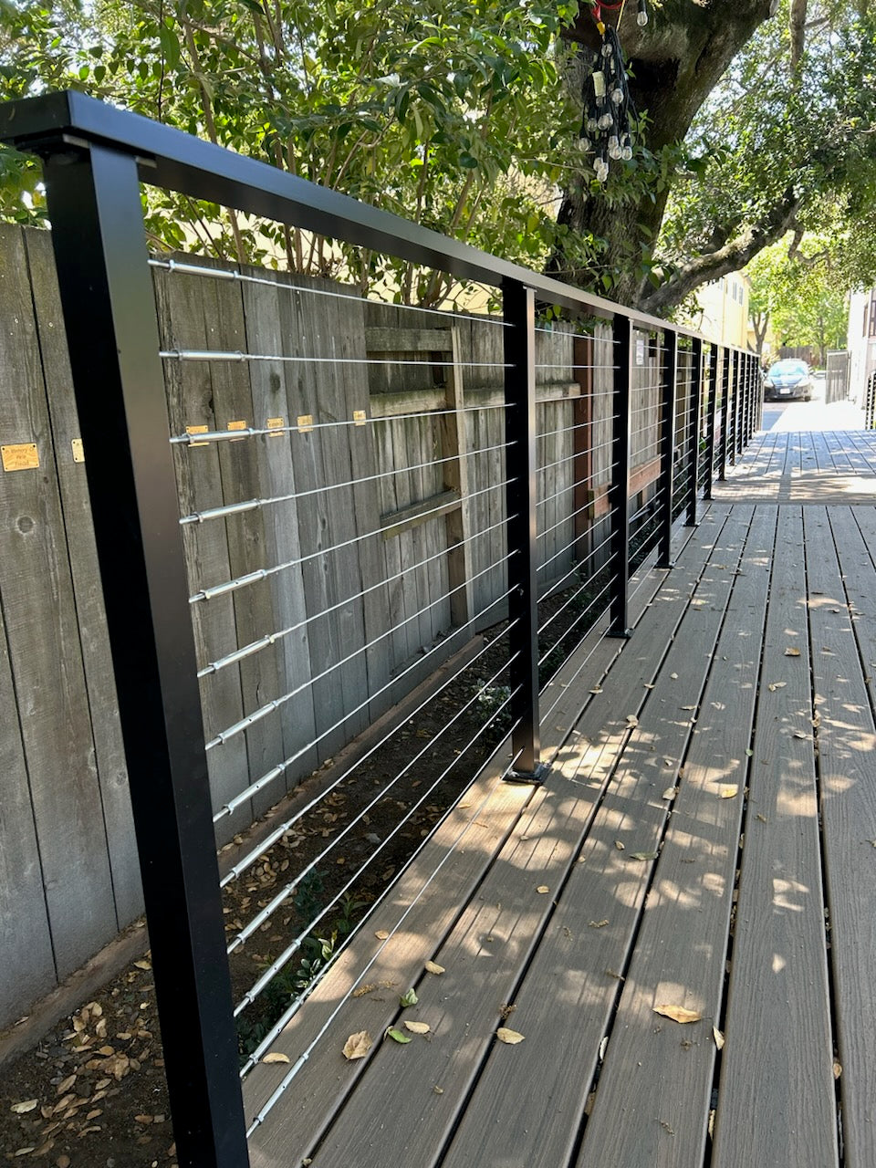 42'' Surface Mount End Post