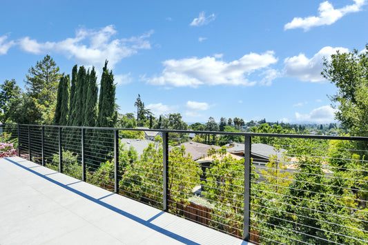 42'' Cable Railing Intermediate Post (Side-Mount)